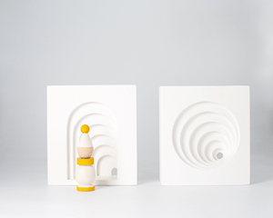 Architectural Plaster Bookends – Minimalist Sculptural Design - Atelier Article