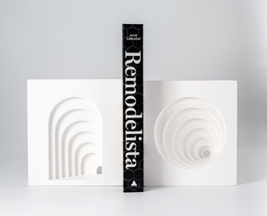 Architectural Plaster Bookends – Minimalist Sculptural Design - Atelier Article