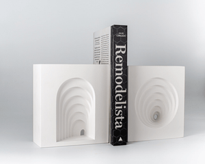 Architectural Plaster Bookends – Minimalist Sculptural Design - Atelier Article