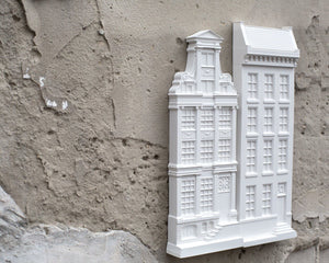 Architectural plaster model Facade of a House in Amsterdam II - Atelier Article