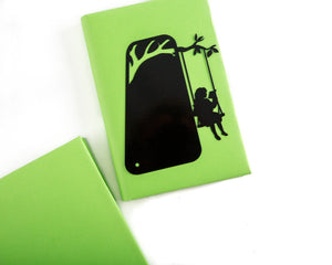 Book Divider "Girl on a Swing". - Atelier Article