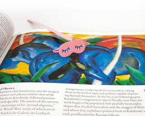 Sleep Mask Bookmark - Small Bookish Gift for Travelers, Book Lovers, Moms, and Bookworms, Journal Marker - Atelier Article