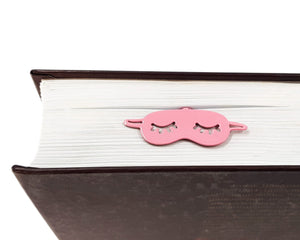 Sleep Mask Bookmark - Small Bookish Gift for Travelers, Book Lovers, Moms, and Bookworms, Journal Marker - Atelier Article