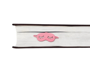 Sleep Mask Bookmark - Small Bookish Gift for Travelers, Book Lovers, Moms, and Bookworms, Journal Marker - Atelier Article