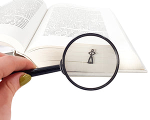 Black Stick Man Bookmark - Minimalist and Modern Design for Avid Readers and Lovers of Simplicity - Atelier Article