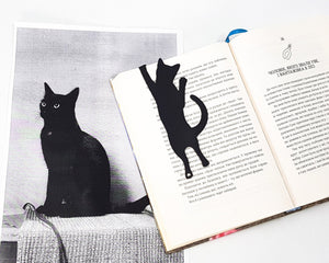 Cat Got Stuck Bookmark - Whimsical and Playful Design for Avid Readers and Cat Lovers - Atelier Article