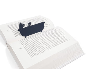 Bookmark "Cat Reading in the Tub". - Atelier Article