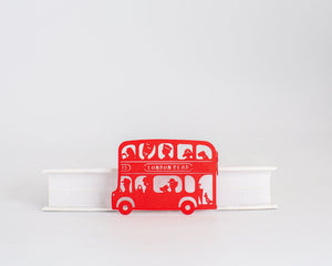 English Bus Bookmark - Small Bookish Gift for Avid Readers, Anglophiles, and English Party Favors - Atelier Article