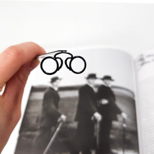 Eyeglasses Pince-Nez Bookmark - Vintage and Elegant Design for Avid Readers and Lovers of Classic Style - Atelier Article