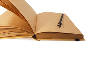 Bookmark "Girl Sitting with the Cat" on the Wooden Block - Atelier Article