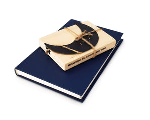 Half Moon and the Star Bookmark - Celestial and Elegant Design for Avid Readers and Dreamers - Atelier Article