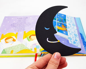 Half Moon and the Star Bookmark - Celestial and Elegant Design for Avid Readers and Dreamers - Atelier Article