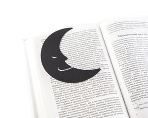 Half Moon and the Star Bookmark - Celestial and Elegant Design for Avid Readers and Dreamers - Atelier Article