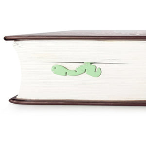 Happy Bookworm Bookmark - Joyful Addition for Avid Readers, Perfect for Brightening Your Reading Experience - Atelier Article