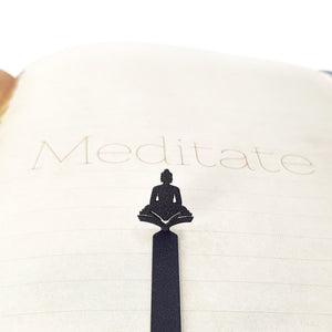 Reading Buddha Bookmark - Tranquil and Inspirational Design for Avid Readers and Mindfulness Lovers - Atelier Article