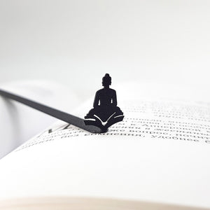 Reading Buddha Bookmark - Tranquil and Inspirational Design for Avid Readers and Mindfulness Lovers - Atelier Article