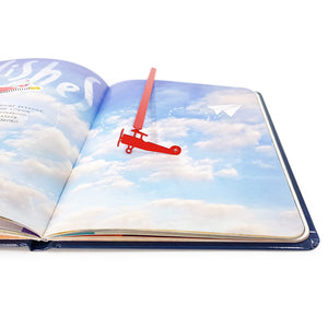 Bookmark "Red Biplane". - Atelier Article