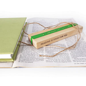 Call Me Later Metal Bookmark – Bright Green Minimalist Page Marker - Atelier Article