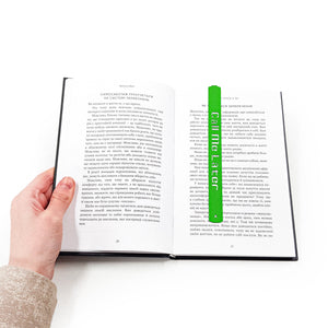 Call Me Later Metal Bookmark – Bright Green Minimalist Page Marker - Atelier Article