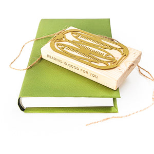 Canned Classics – Gold Metal Sardine Bookmark - Atelier Article