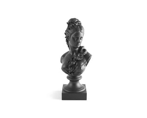 Classical Plaster Sculpture - Semi Nude Young Woman Bust - Timeless Art Piece - Atelier Article