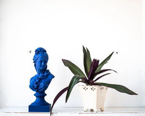 Classical Plaster Sculpture - Semi Nude Young Woman Bust - Timeless Art Piece - Atelier Article