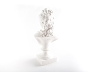 Classical Plaster Sculpture - Semi Nude Young Woman Bust - Timeless Art Piece - Atelier Article