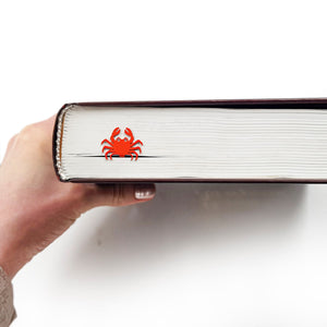 Crab Bookmark – Fun Red Metal Page Marker for Beach Lovers & Summer Reading - Atelier Article