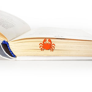 Crab Bookmark – Fun Red Metal Page Marker for Beach Lovers & Summer Reading - Atelier Article