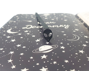 Cryptid Bookmark "Alien Head". - Atelier Article