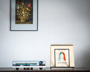 Premium Quality Hand-Welded Desktop Vinyl Record Stand. - Atelier Article