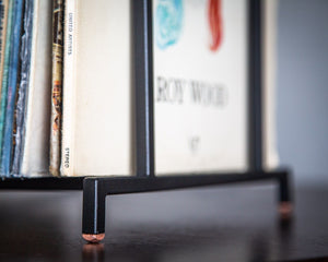 Premium Quality Hand-Welded Desktop Vinyl Record Stand. - Atelier Article