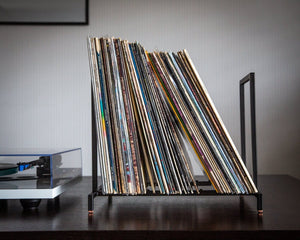 Premium Quality Hand-Welded Desktop Vinyl Record Stand - Atelier Article