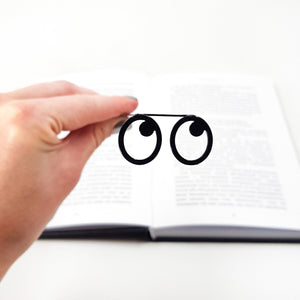 Eyes Glasses Metal Bookmark – Minimal, Fun, Handmade - Atelier Article
