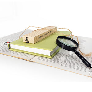 Girl on a Scooter Metal Bookmark – Fun Silhouette Gift for Book Lovers - Atelier Article