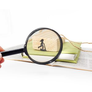 Girl on a Scooter Metal Bookmark – Fun Silhouette Gift for Book Lovers - Atelier Article