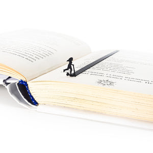 Girl on a Scooter Metal Bookmark – Fun Silhouette Gift for Book Lovers - Atelier Article