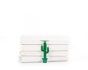 Green Bookmark "Cactus". - Atelier Article