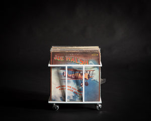 Hand - welded Metal Vinyl Record Crate "II" - Atelier Article