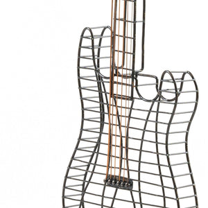 Hand-Welded Wireframe Metal Guitar - Atelier Article