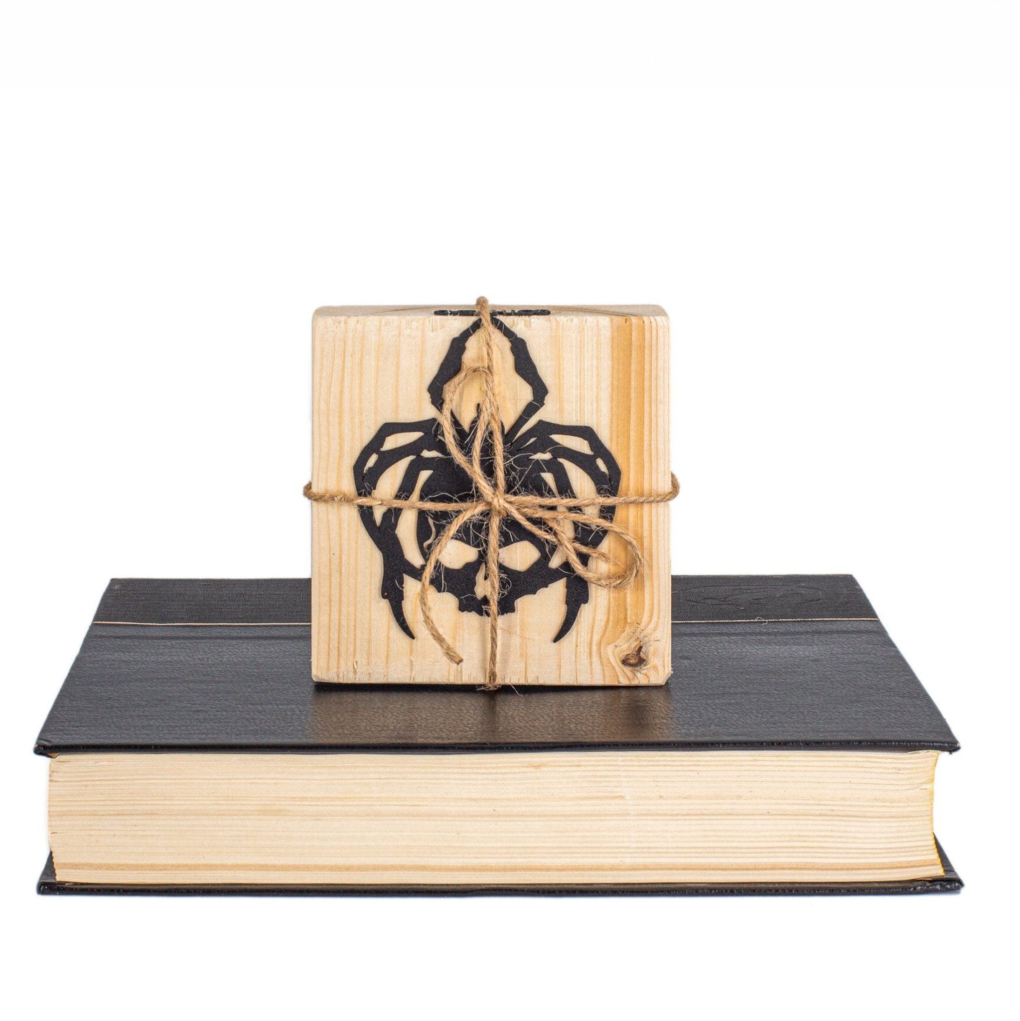 Horror Bookmark "Skull Spider". - Atelier Article