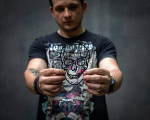 Horror Metal Bookmark "Skull". - Atelier Article