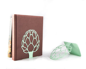 Metal Artichoke Bookends – gold – laser-cut steel, photo 6