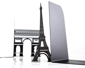 Paris Eiffel Tower Metal Bookends – laser-cut steel, photo 2