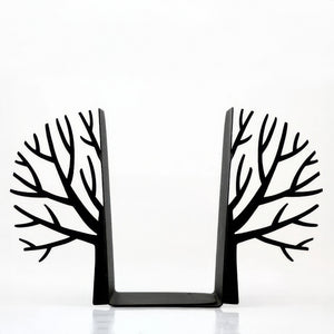 Winter Trees Metal Bookends – laser-cut steel, photo 5