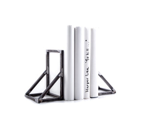 Gate metal bookends – hand-welded steel rod frame, photo 1