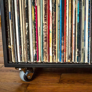 LP Record Triple Deck Mobile Stand. - Atelier Article