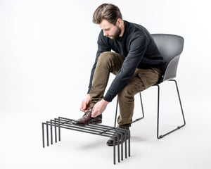 Metal Shoe Rack - Minimalist Hand Welded Shoe Storage for Stylish Home - Atelier Article