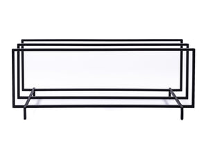 Minimalist Black Metal 2 - Tier Shoe Rack - Sleek Storage and Organization - Atelier Article