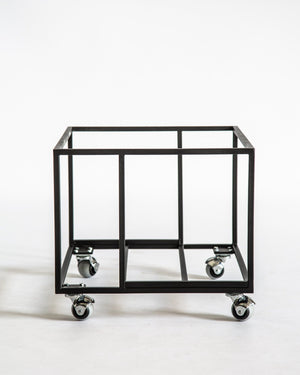 Premium Quality Hand-welded Mobile Vinyl Record Crate "Windows" - Atelier Article
